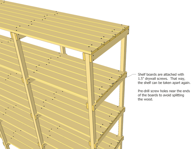 basic wood shelf plans