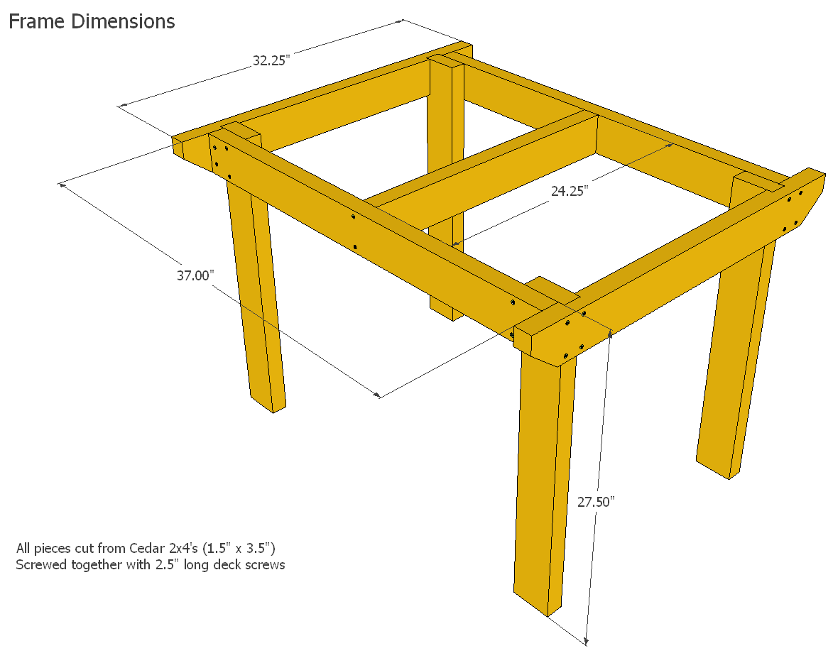 Simple Wood Table Plans