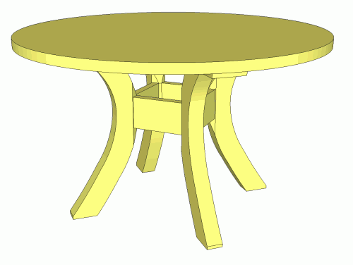 Round Dining Table Plans Woodworking