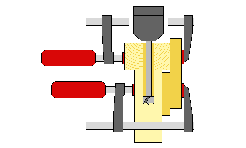 drilling dowel holes