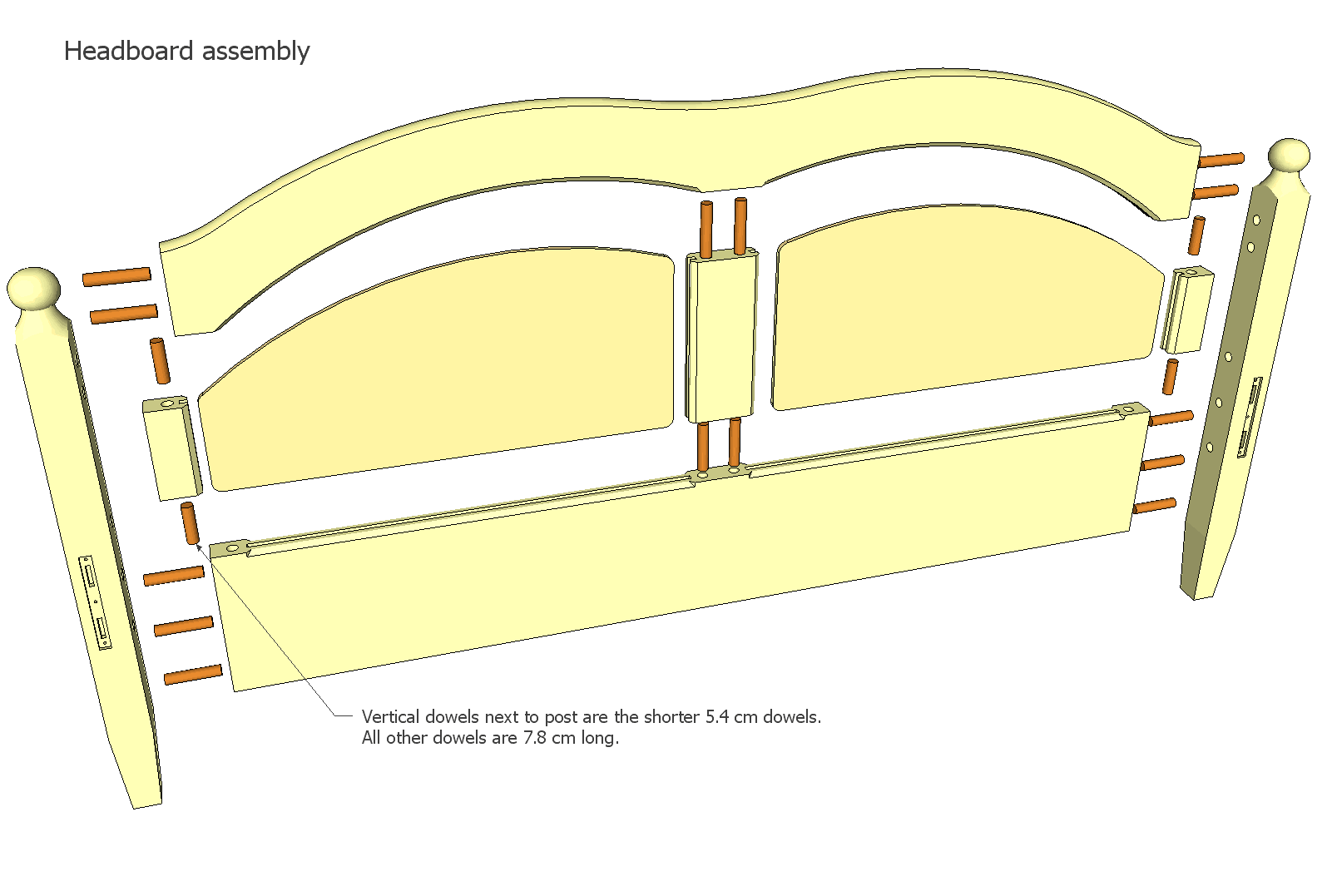 Queen size bed plans