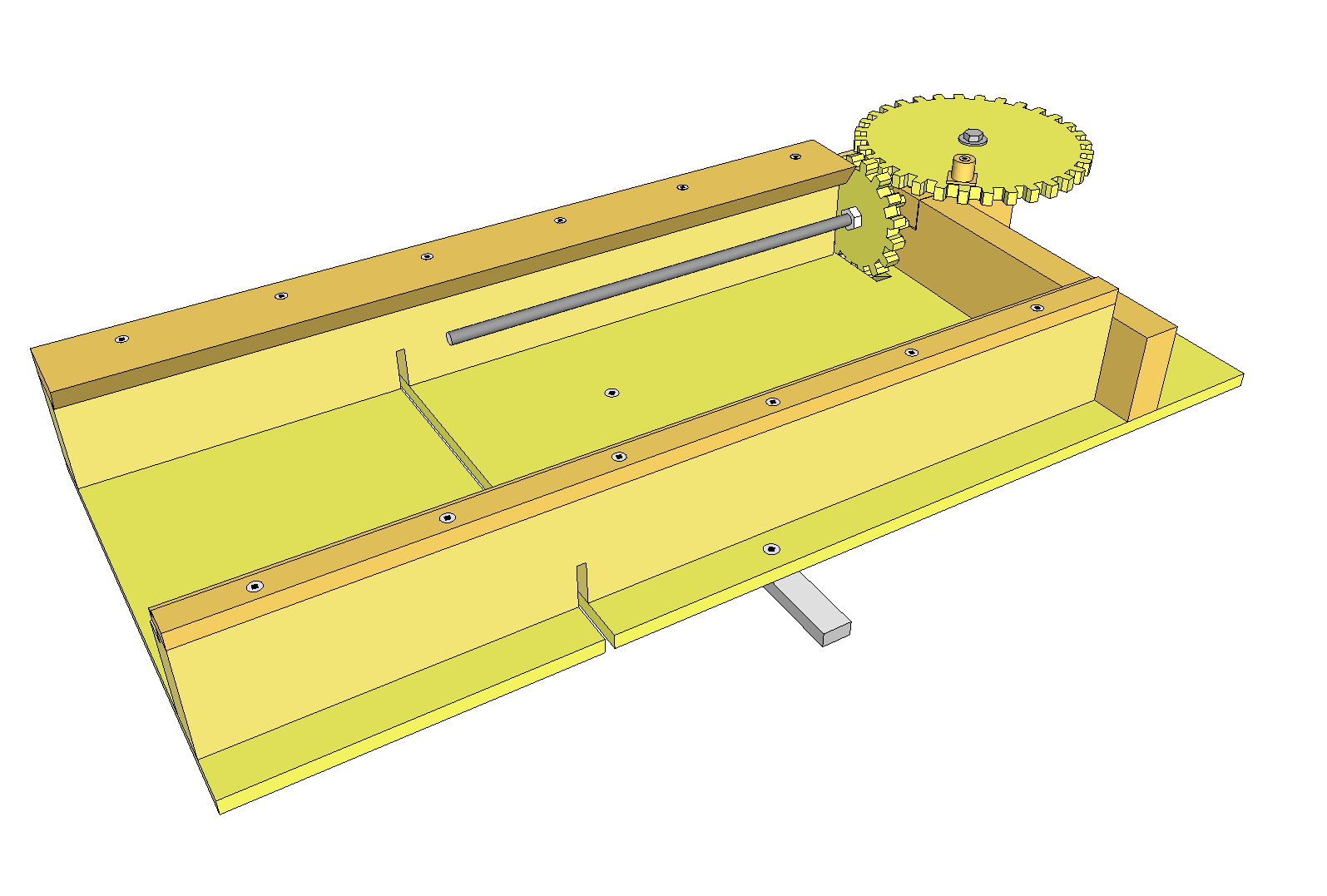 Screw advance box joint jig plans