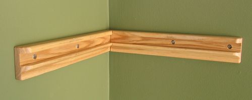 Building A Small Corner Shelf, How To Support Corner Shelves