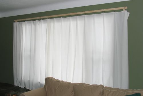 Inexpensive Curtain Rod Ideas No Curtain Rod Ideas