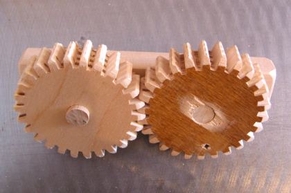 two gears meshing