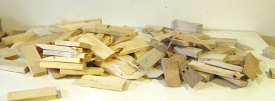 pile of scrap wood