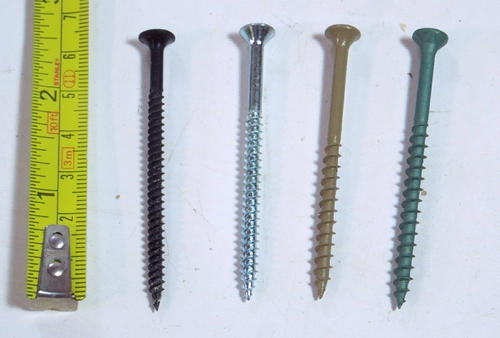 Drywall screws vs. other types of wood screws