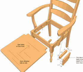 Kitchen Chair Wood Plans