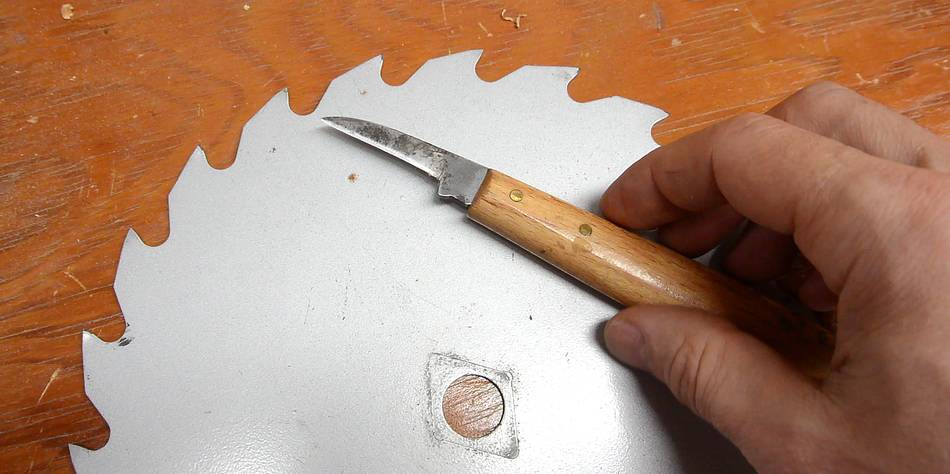 making a german chip carving knife