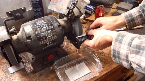 Making a German chip carving knife