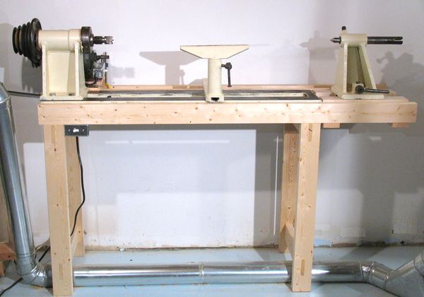 Building a lathe stand