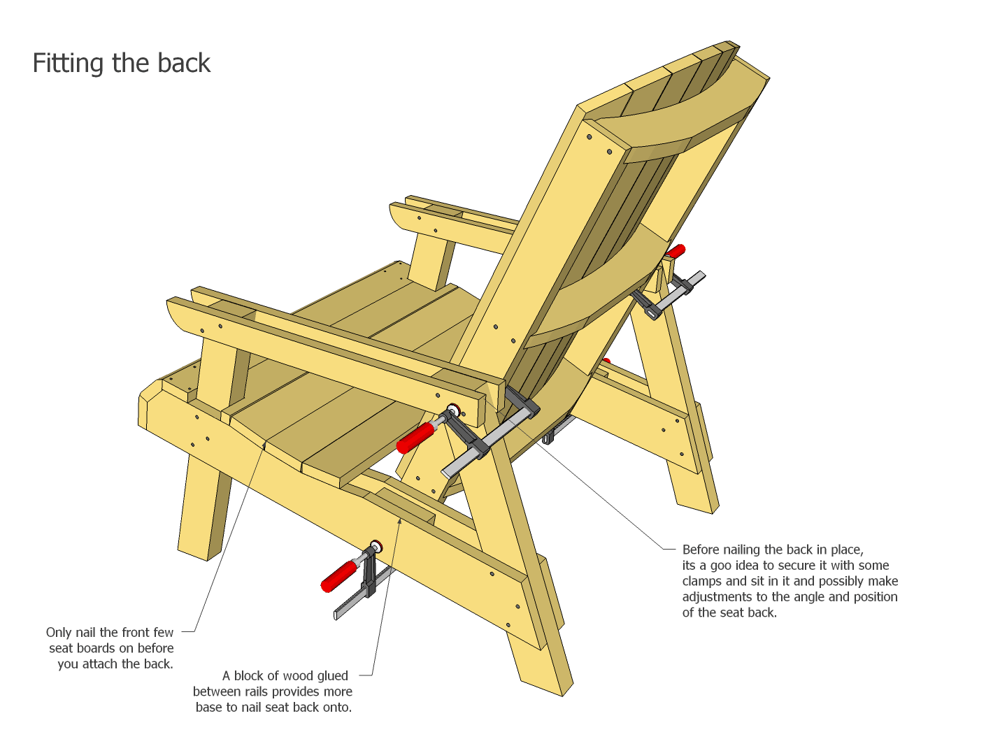 You can also download a SketchUp model of this lawn chair .You will 