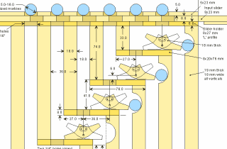 Marble adding machine