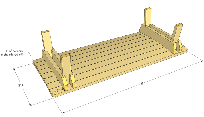 Patio bench (napping bench) plans