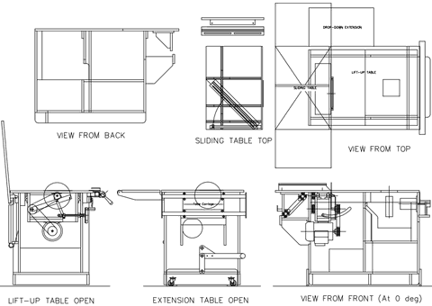 Hector Acevedo's homemade table saw