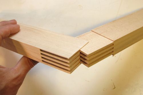 making wooden try squares