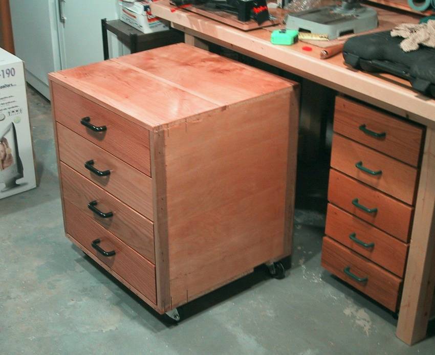 open bottomed workbench